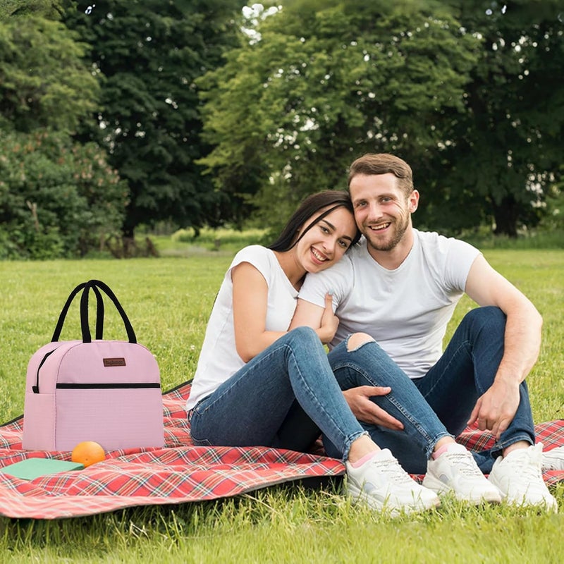 Baglemon Insulated Lunch Bag for Women Men, Lunch Containers Reusable High Capacity Lunch Tote Bags for Work Picnic - Image 5
